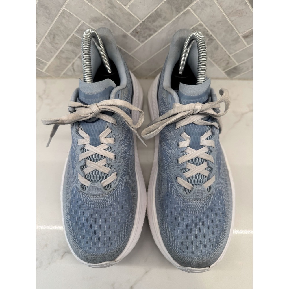 Hoka One One Mach 6 Running Shoes Womens 7.5 B 7.5B Blue White Athletic Sneakers - Picture 4 of 9